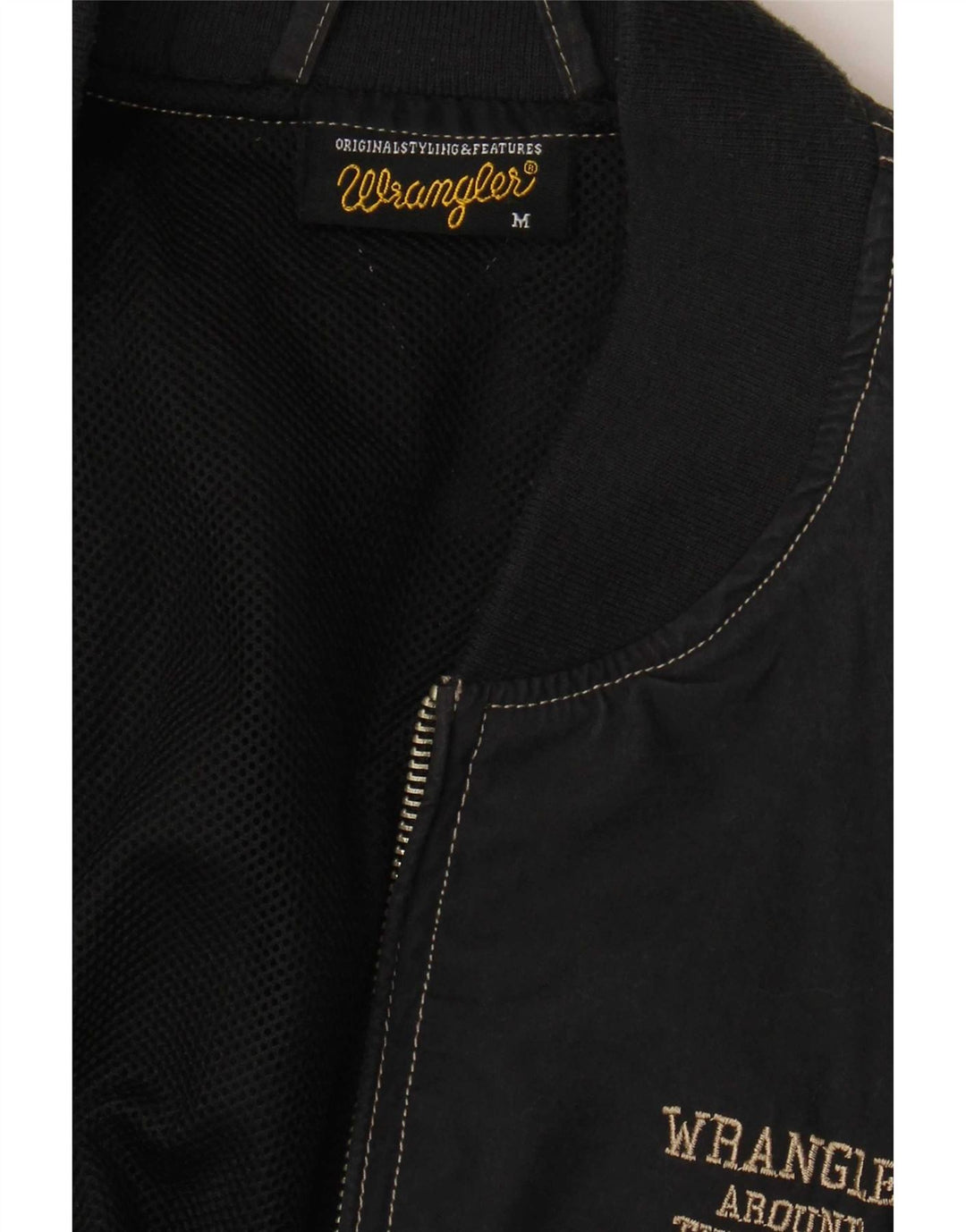 Мужская куртка-бомбер Wrangler UK 38, средний черный