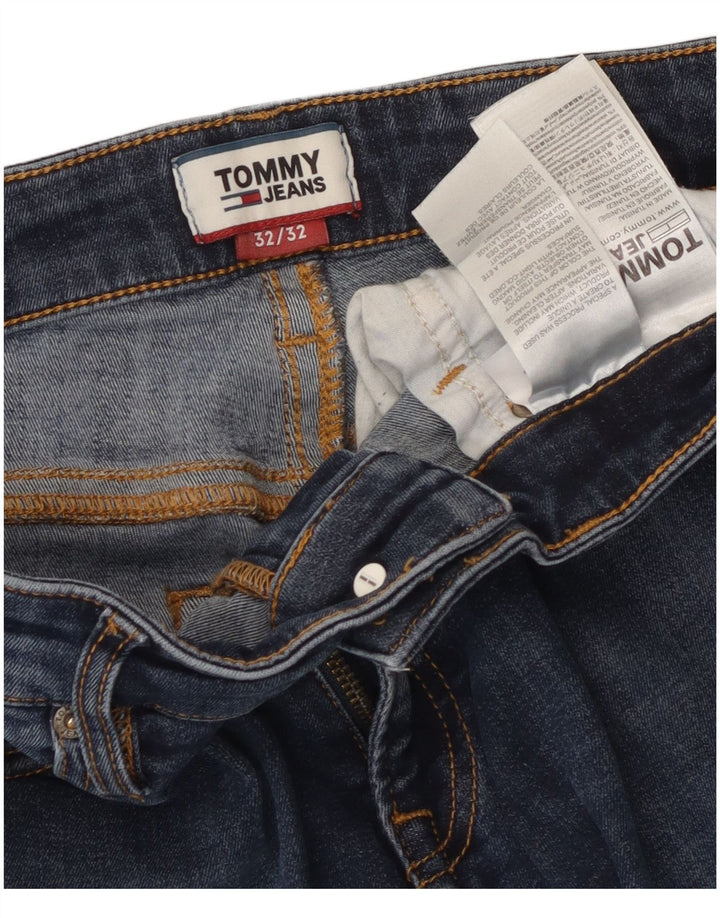 TOMMY HILFIGER Мужские узкие джинсы W32 L32 Синие, хлопок