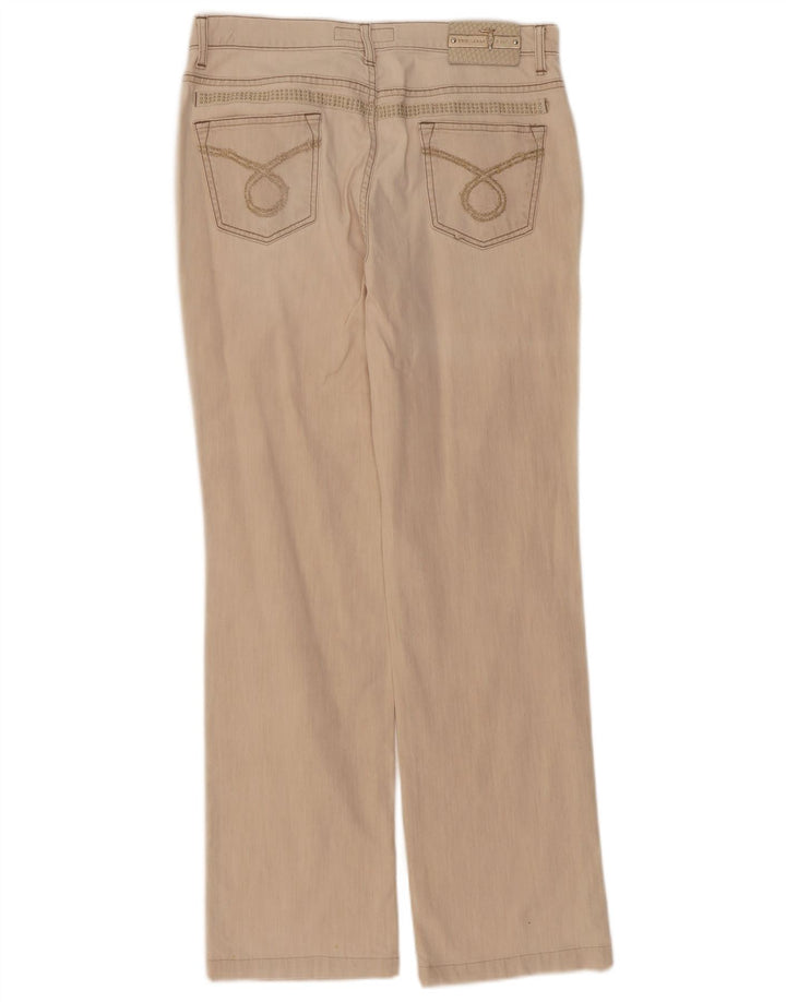Женские прямые джинсы Trussardi W32 L32, бежевый хлопок