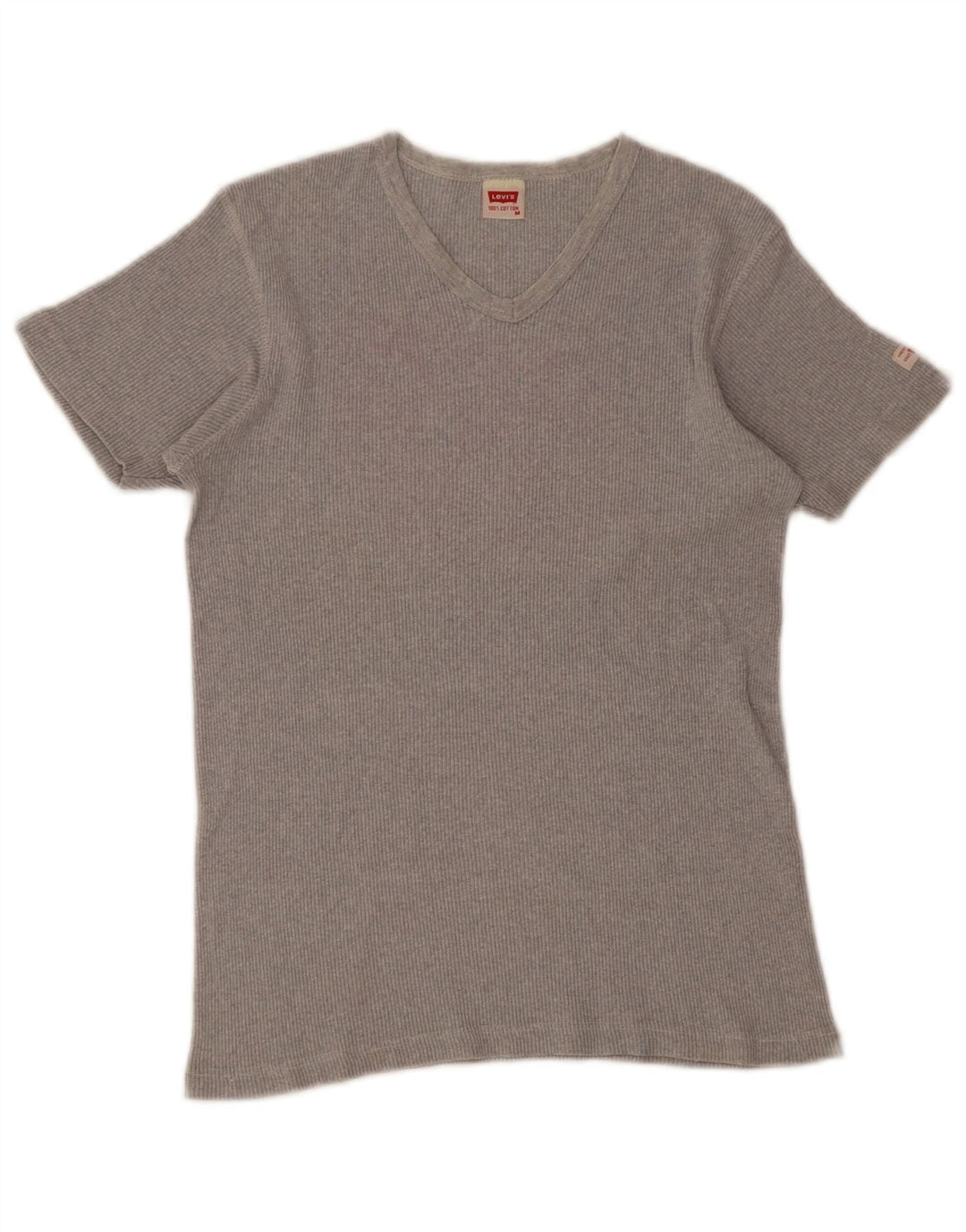 Женская футболка Levi's Top UK 12, средний серый хлопок