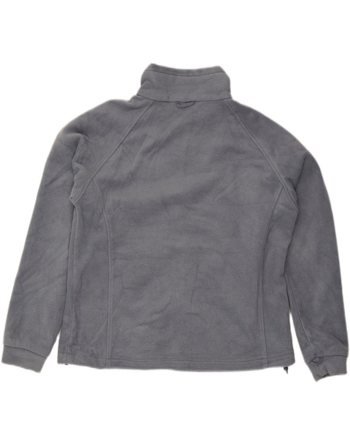 COLUMBIA Womens Fleece Jacket UK 14 Large Grey Polyester Vintage Columbia and Second-Hand Columbia from Messina Hembry 