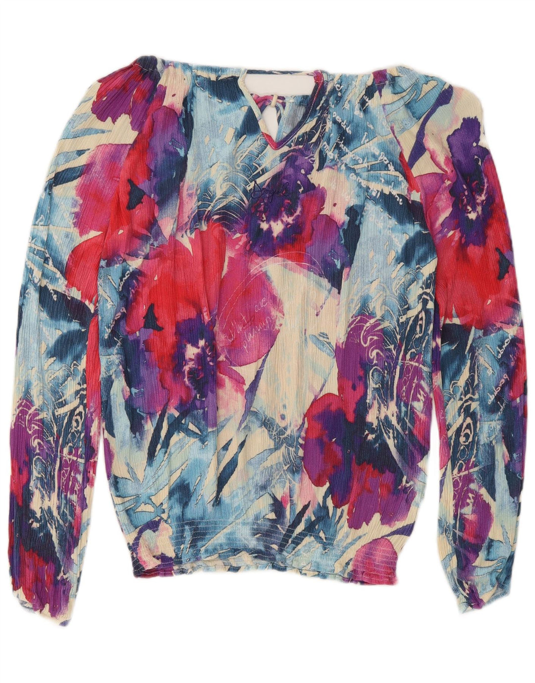 Женский топ с открытыми плечами Desigual, Великобритания, 10 маленьких разноцветных цветов
