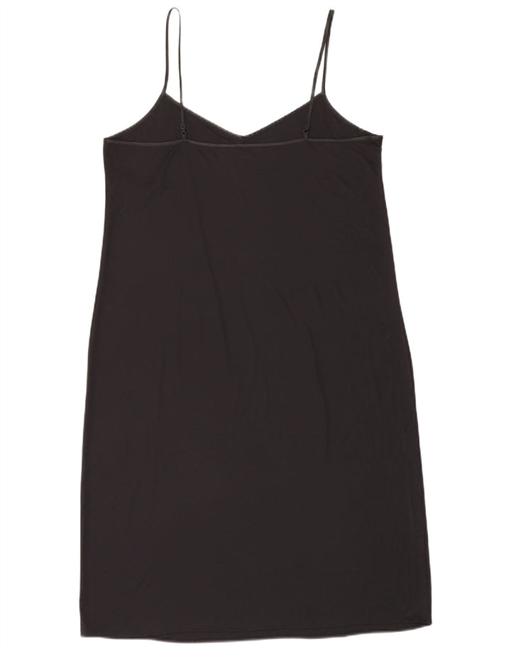 Женское платье-комбинация Marks & Spencer UK 18 XL, черный полиэстер