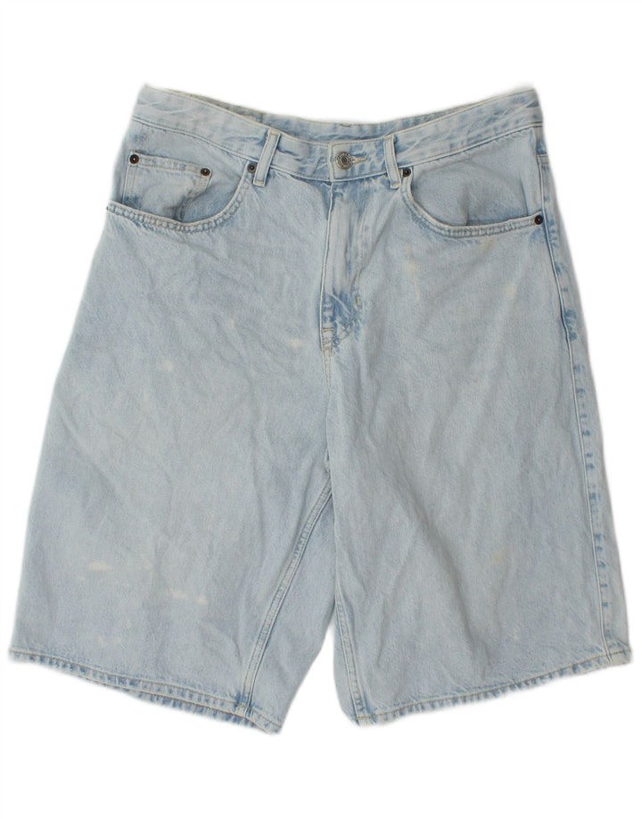 Мужские джинсовые шорты Zara EU 42, большие, W32, синие, хлопок