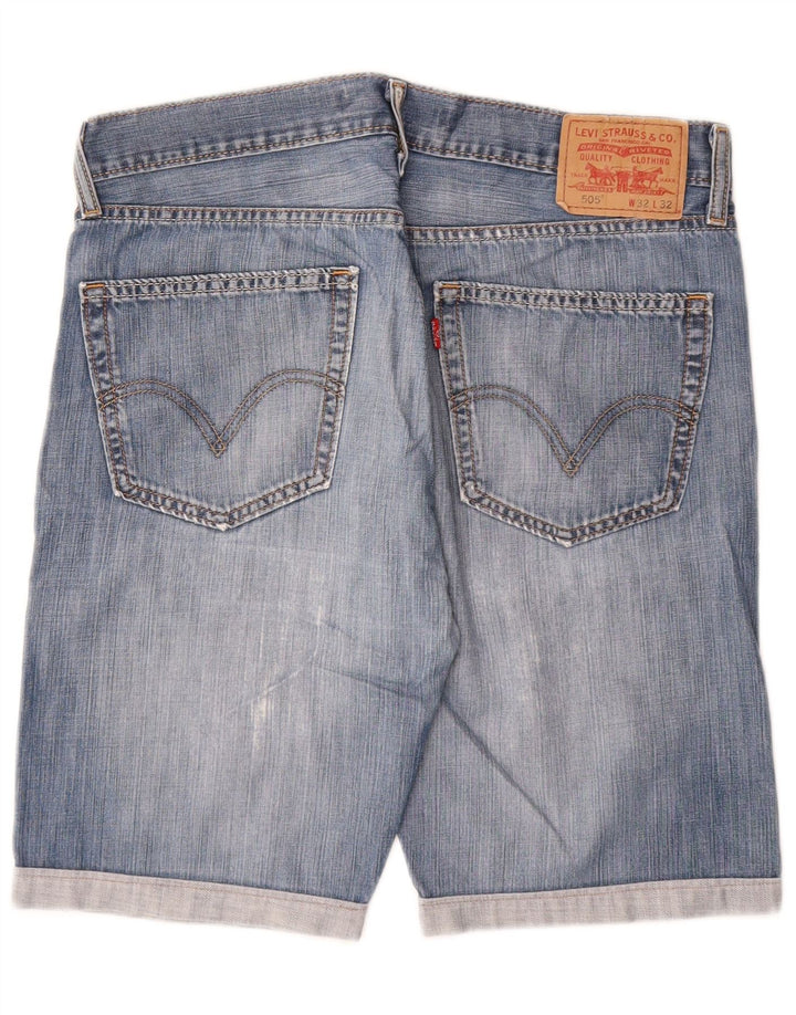 Мужские джинсовые шорты Levi's 505 W32, средний синий хлопок