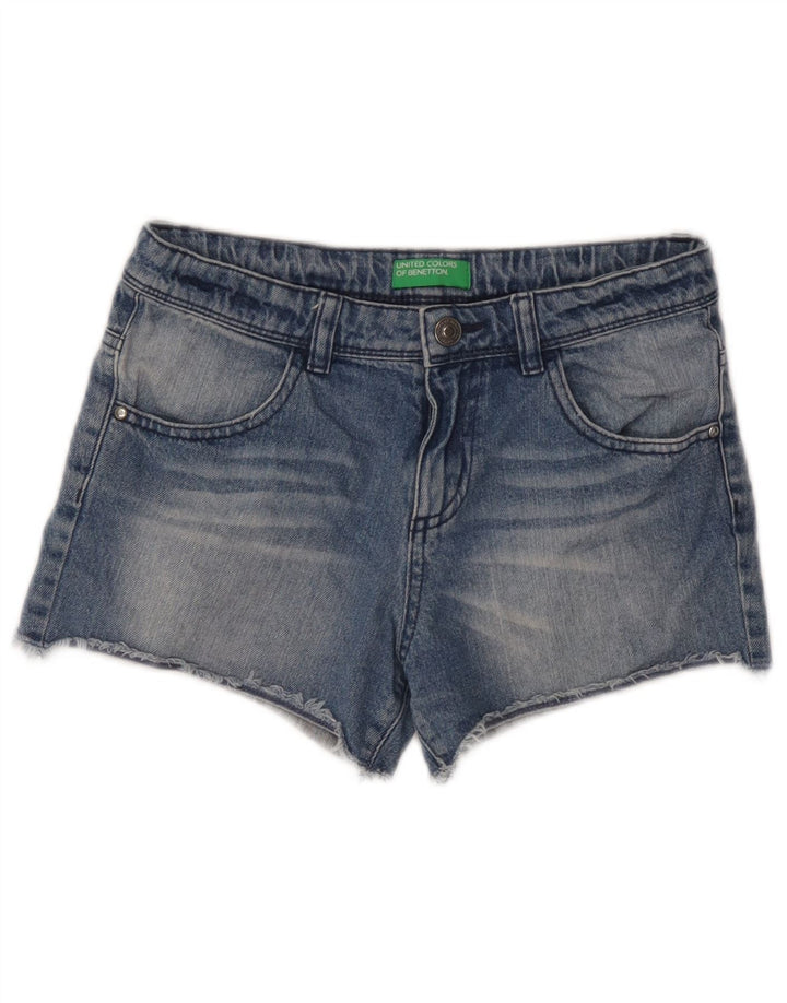 Женские джинсовые шорты Benetton W26, маленькие синие