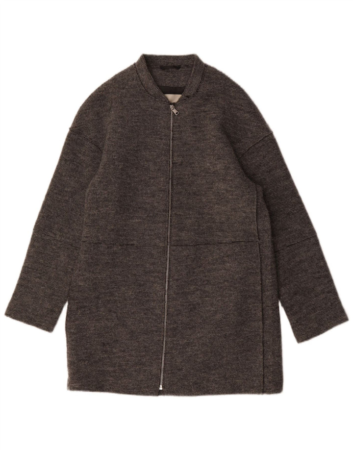 Женское пальто Esprit UK 12 средний серый шерстяной