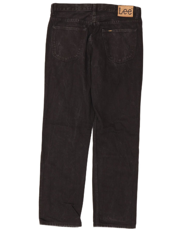 Мужские прямые джинсы Lee Brooklyn W34 L32, черный хлопок