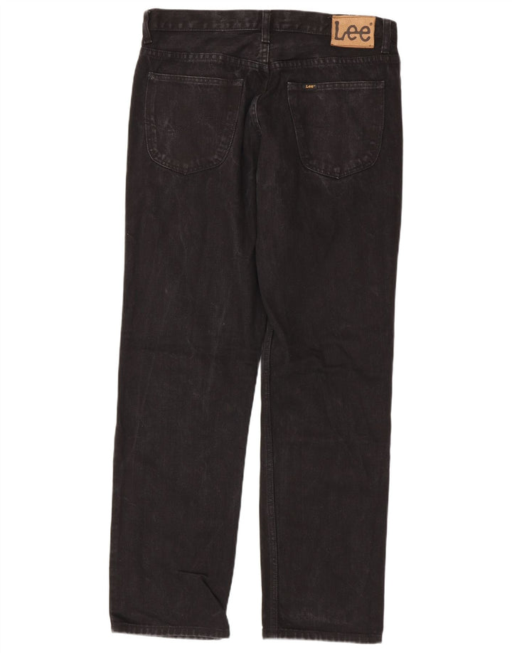 Мужские прямые джинсы Lee Brooklyn W34 L32, черный хлопок