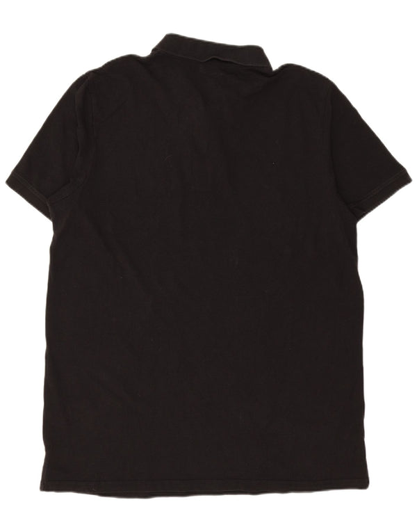 Мужская рубашка поло JACK & JONES XL, черный хлопок