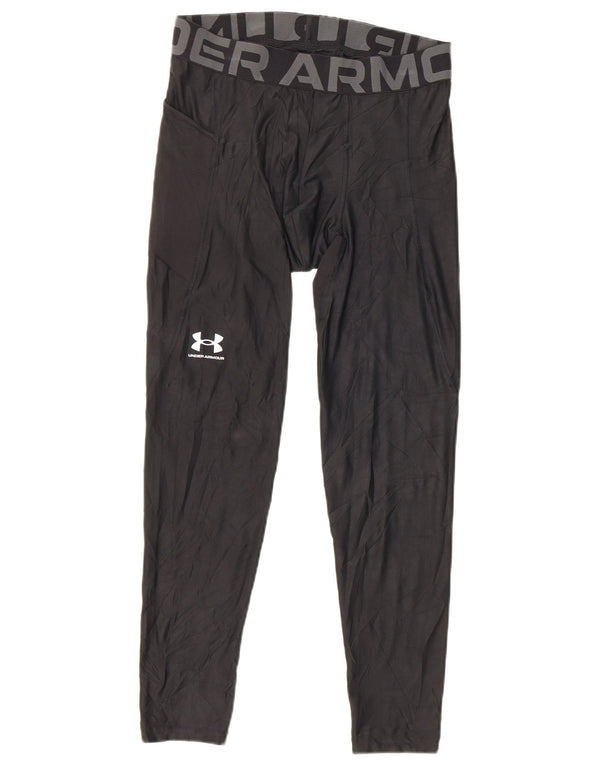 Мужские леггинсы с рисунком Under Armour Heat Gear, большие черные
