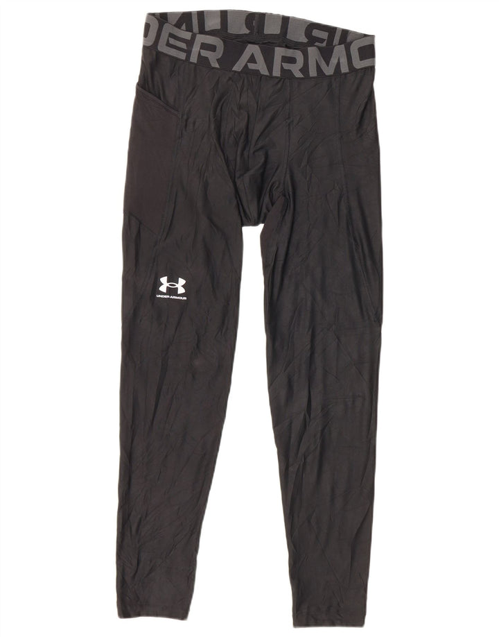 Мужские леггинсы с рисунком Under Armour Heat Gear, большие черные