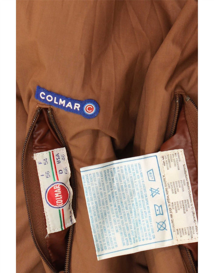 Colmar Женская двусторонняя куртка с графическим рисунком IT 56 2XL Коричневый полиэстер