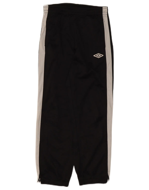 Umbro Boys Tracksuit Trousers Joggers 10-11 Years Black Colourblock
