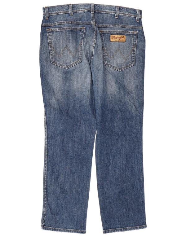 Джинсы мужские прямые Wrangler W32 L30 синие