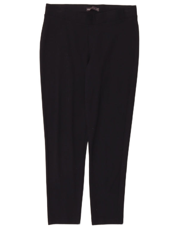 Женские укороченные брюки Marks & Spencer UK 12 Medium W28 L26 Темно-синие