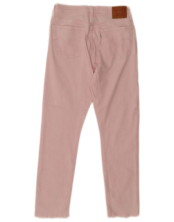 Женские прямые джинсы Levi's 501 W28 L28, розовый хлопок