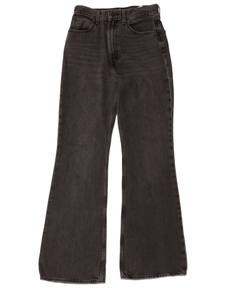 Женские расклешенные джинсы Levi's с высокой посадкой W27 L32 Серые