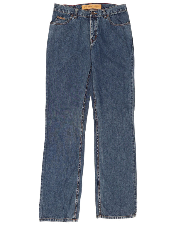 Женские джинсы EDDIE BAUER Bootcut US 10, большие размеры W32 L35, синие, хлопок