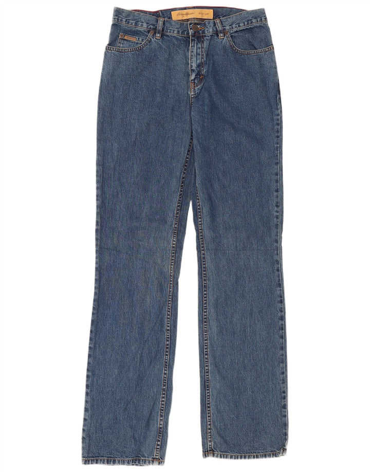 Женские джинсы EDDIE BAUER Bootcut US 10, большие размеры W32 L35, синие, хлопок