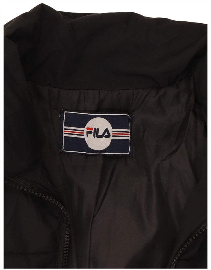 FILA Boys Graphic Padded Jacket 11-12 Years Multicoloured Colourblock