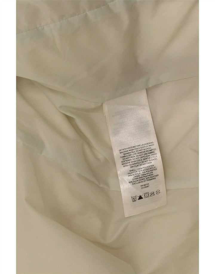 Женская утепленная куртка Columbia с капюшоном UK 18 XL, серая клетка из полиэстера