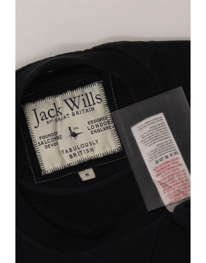 Мужской свитер Jack Wills, джемпер среднего размера, темно-синий, хлопок