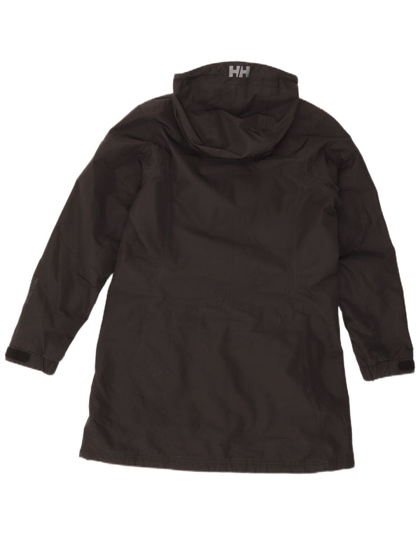 Helly Hansen Женская ветровка с капюшоном UK 14 Средний черный полиэстер