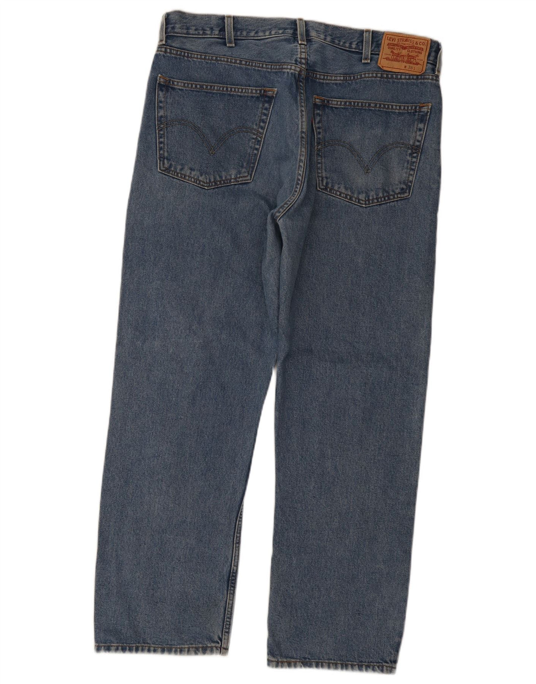 Мужские прямые джинсы Levi's 505 стандартного кроя W38 L30 синие, хлопок