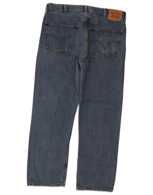 Мужские прямые джинсы Levi's 505 стандартного кроя W38 L30 синие, хлопок