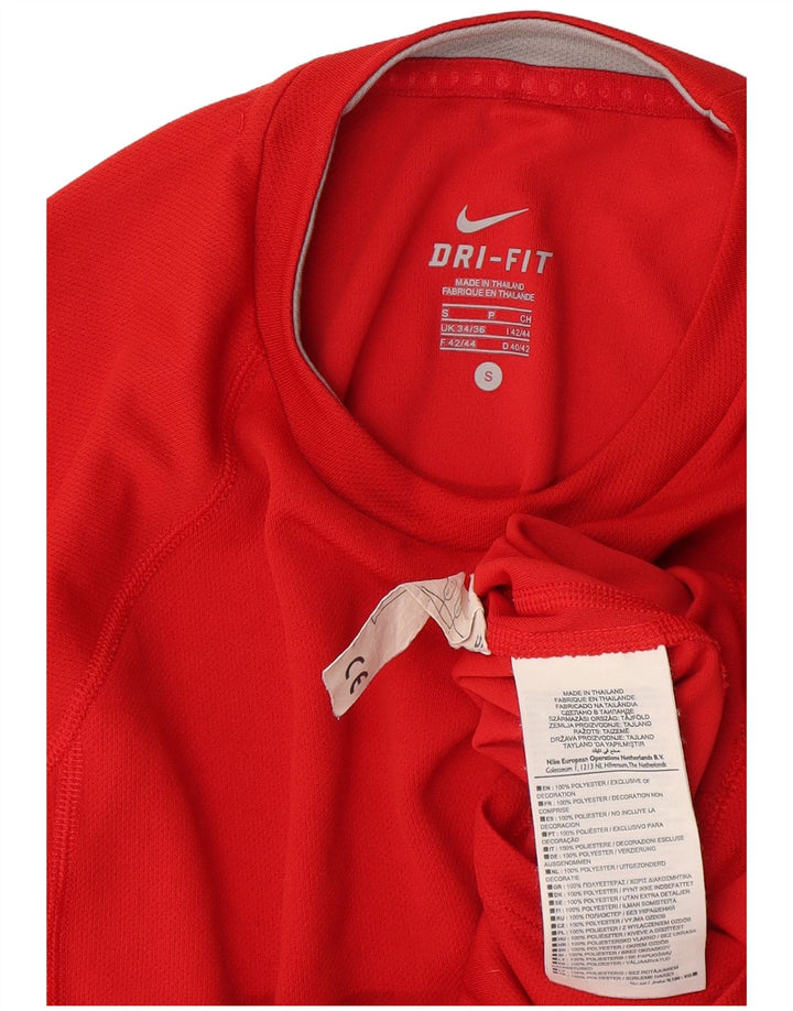 Мужская футболка Nike Dri Fit Top UK 34/36, маленький красный полиэстер