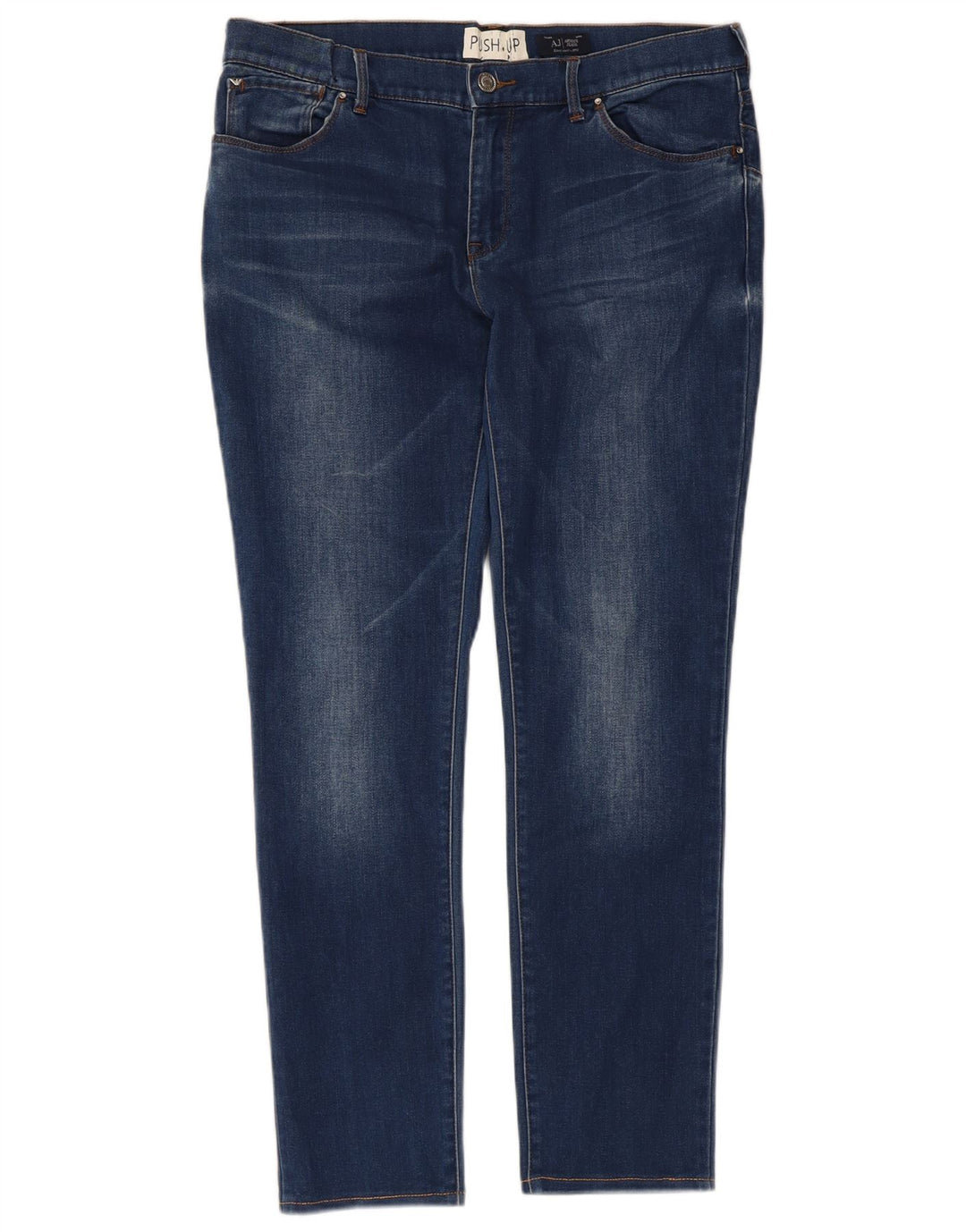 Женские узкие джинсы Armani W31 L27 Синие, хлопок