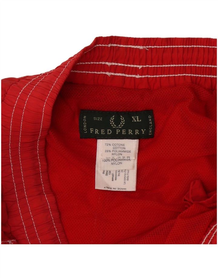Мужские шорты для плавания Fred Perry XL, красный хлопок