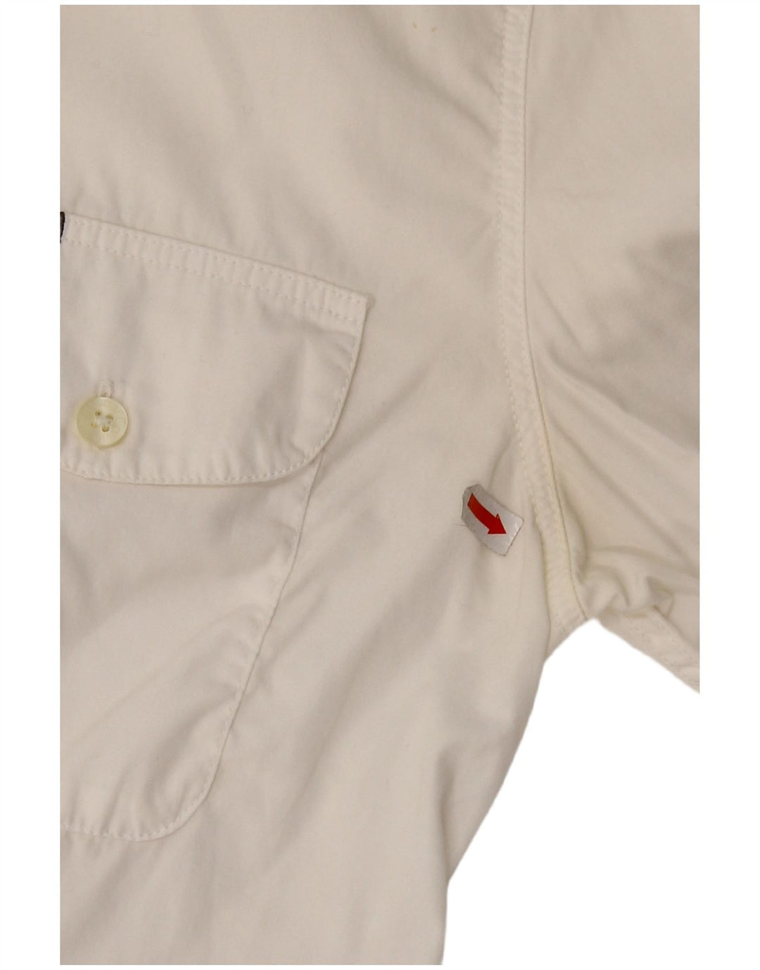 Calvin Klein Женская рубашка маленького размера из хлопка белого цвета