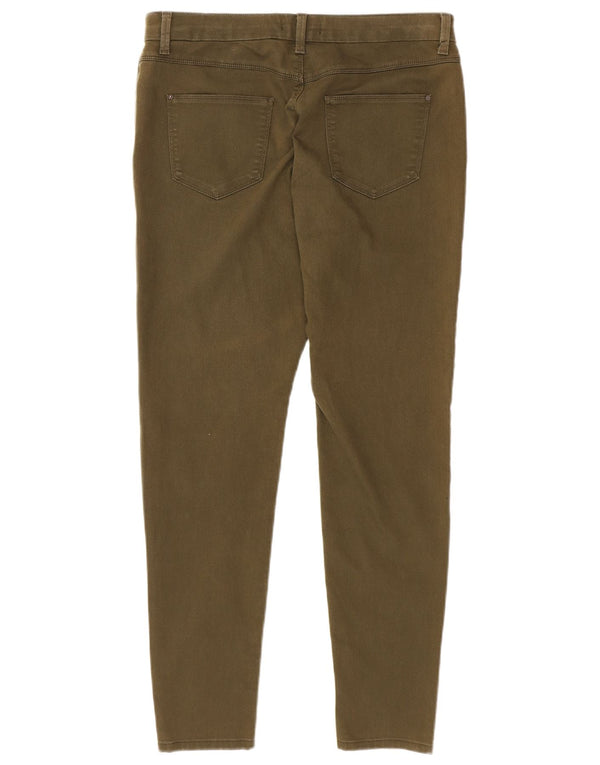 Женские джинсы скинни Marks & Spencer UK 14 Medium W30 L29 Хаки Хлопок