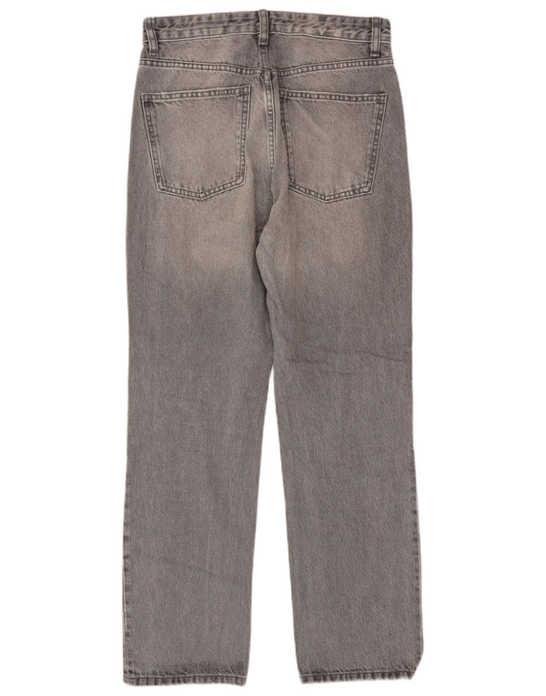 Женские прямые джинсы Zara EU 40 Medium W30 L29 Серые