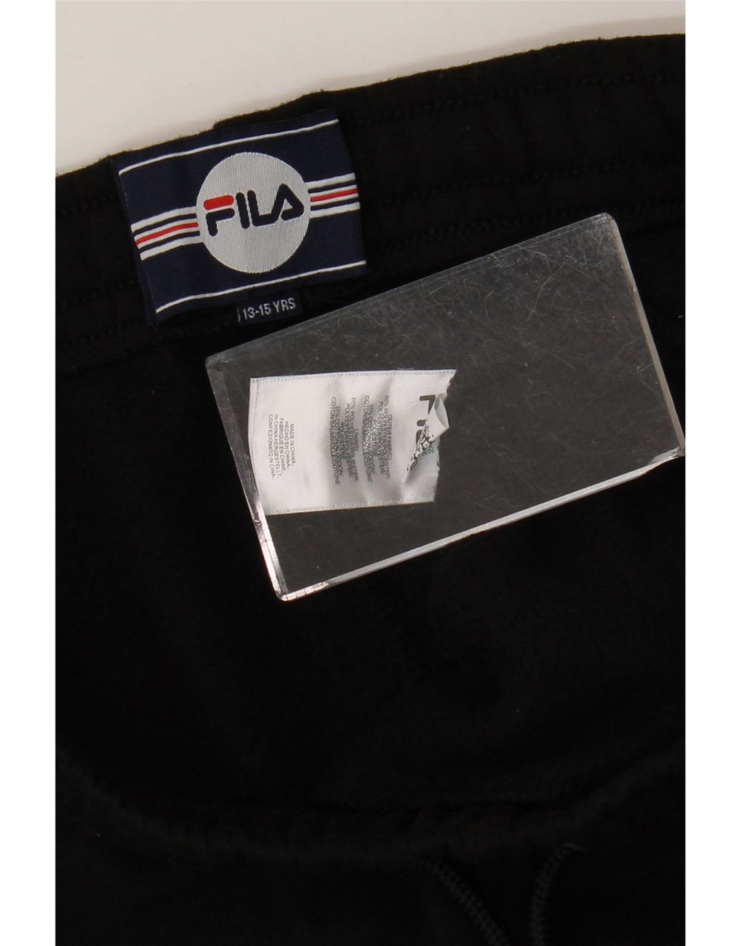 Спортивные шорты Fila для мальчиков с графическим рисунком 13-14 лет, черный полиэстер