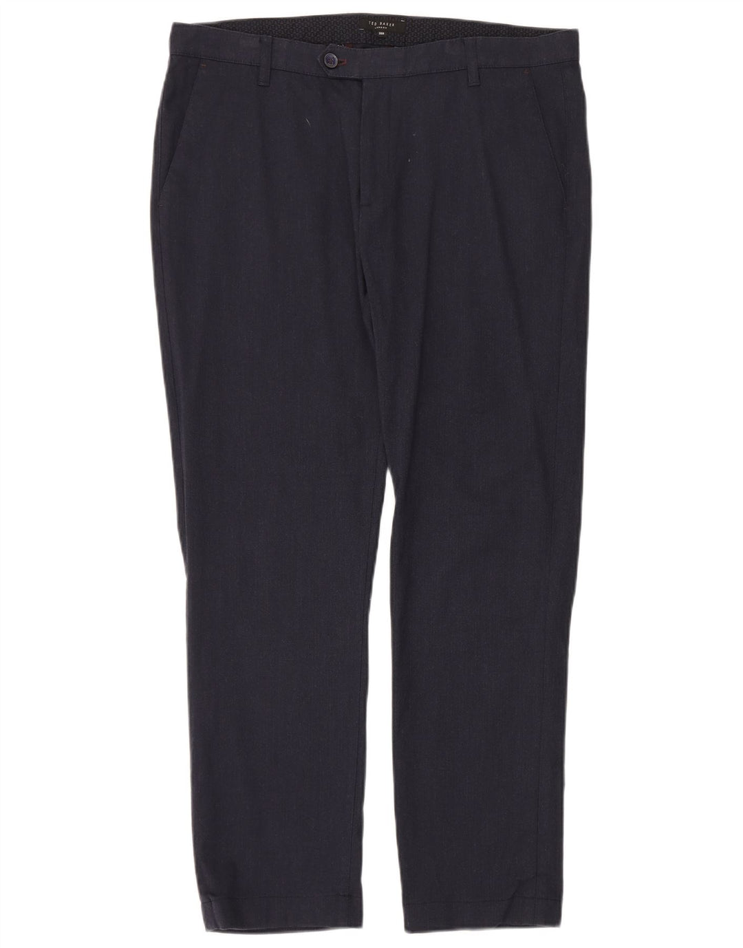 Мужские узкие брюки Ted Baker W36 L30 Темно-синие хлопковые