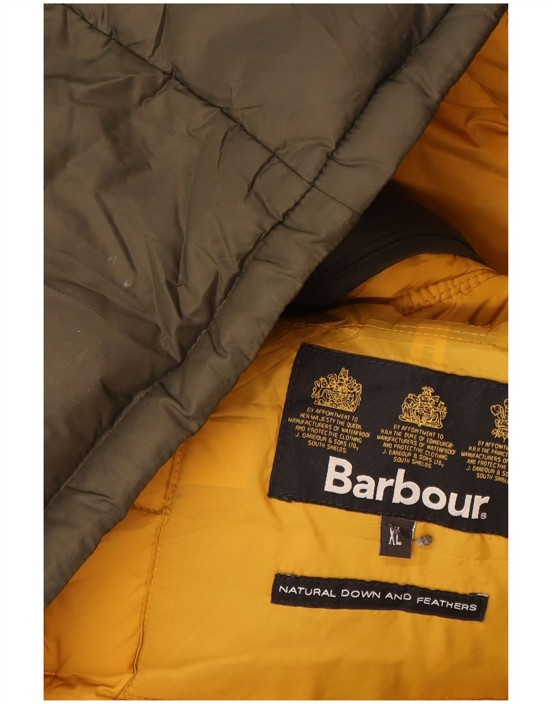 Мужская утепленная куртка Barbour UK 42 XL Хаки Полиамид