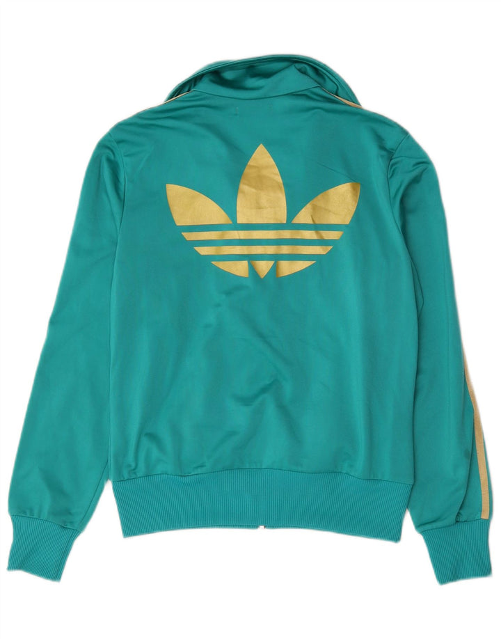 Adidas Женский спортивный костюм с графическим рисунком IT 46 Средний зеленый полиэстер