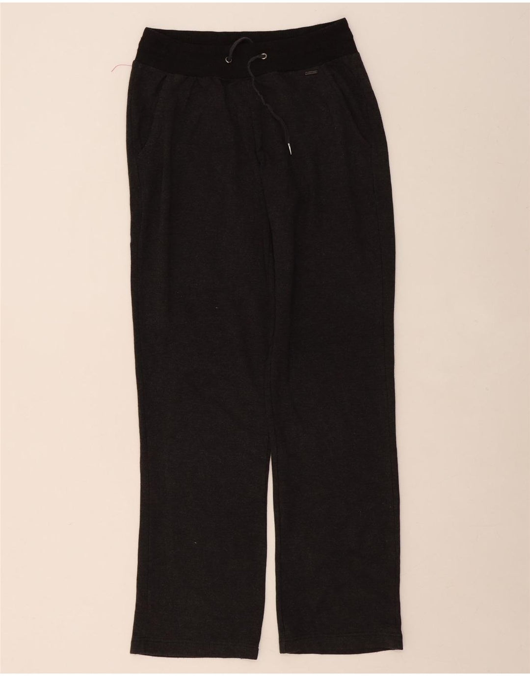 EDDIE BAUER Womens Tracksuit Trousers UK 10 Small  Grey Modal Vintage Eddie Bauer and Second-Hand Eddie Bauer from Messina Hembry 