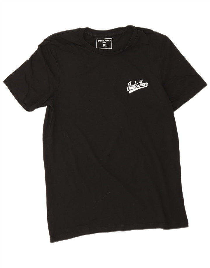 Мужская футболка Jack & Jones, большой черный хлопок