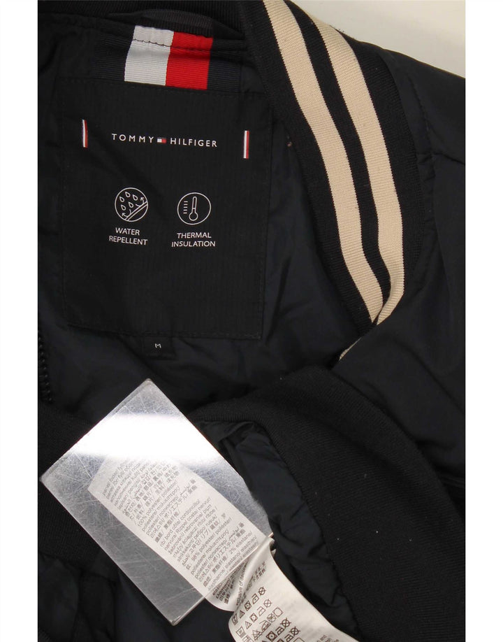 Мужская стеганая куртка Tommy Hilfiger UK 38 средний темно-синий полиэстер