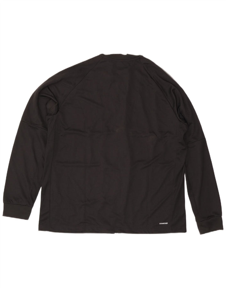 Мужской спортивный костюм Adidas Aeroready, верхняя куртка 2XL, черный полиэстер