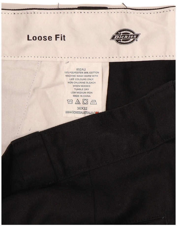 Мужские брюки-карго свободного покроя Dickies W36 L32, черный полиэстер