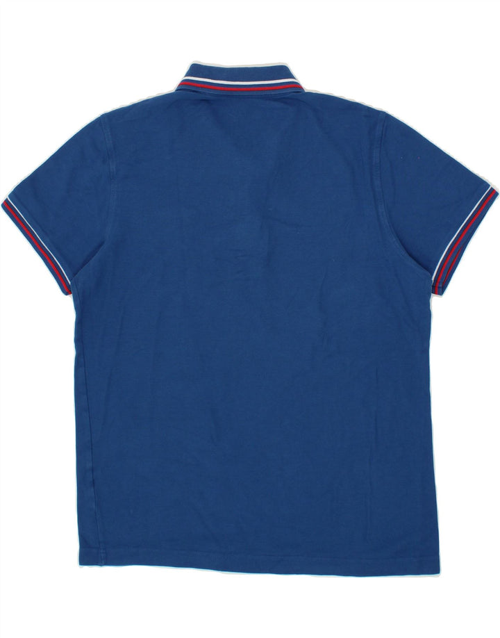 LOTTO Mens Polo Shirt Large Navy Blue Cotton Vintage Lotto and Second-Hand Lotto from Messina Hembry 
