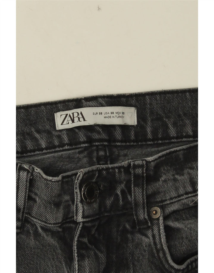 Мужские прямые джинсы Zara EU 38 Small W30 L32 Серые