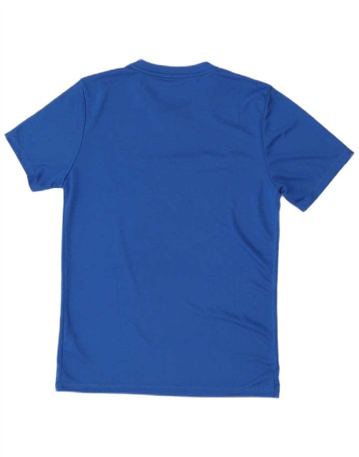 Мужская футболка Nike Dri Fit, средний синий полиэстер