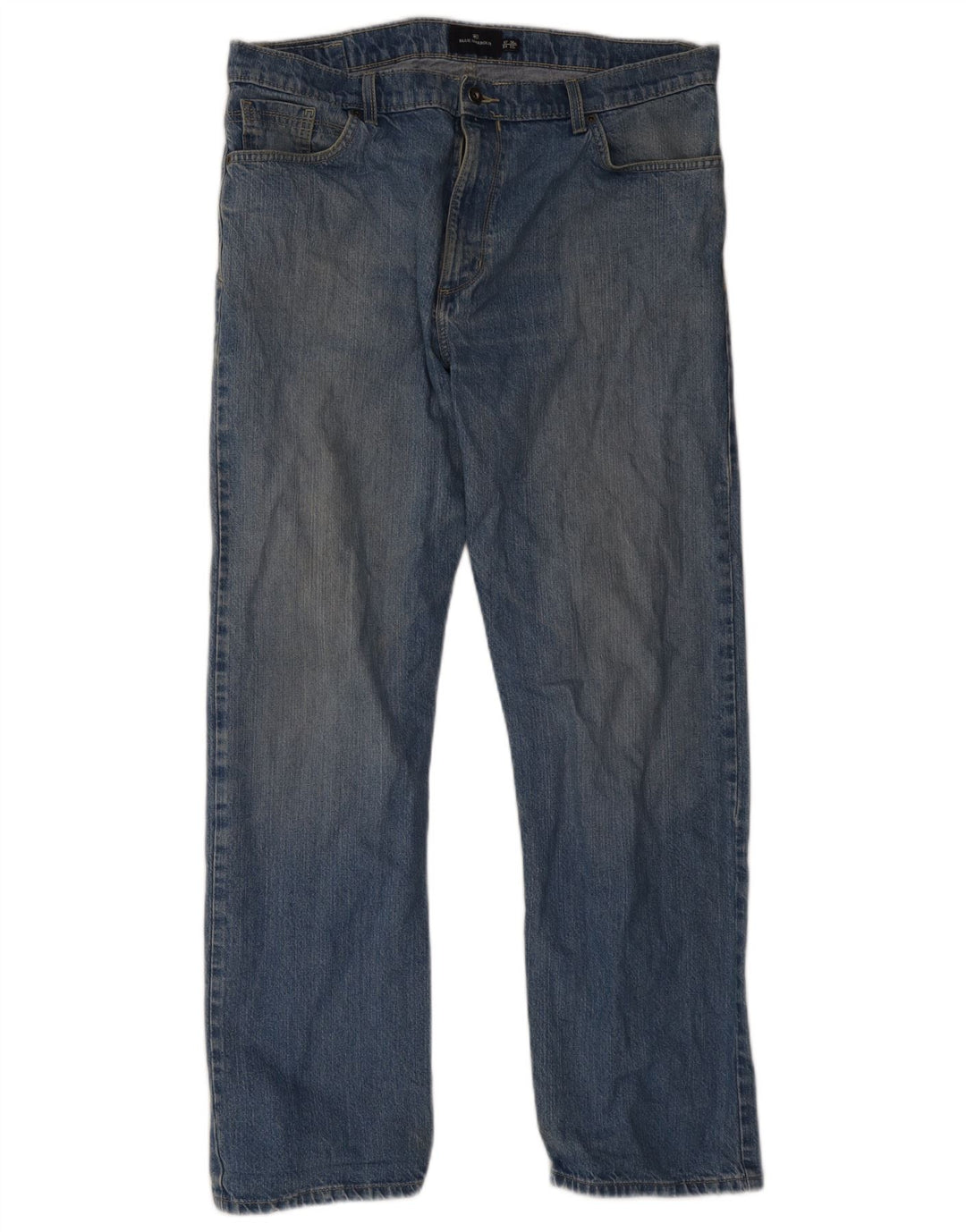 Мужские прямые джинсы Marks & Spencer Blue Harbour W38 L33, синий хлопок