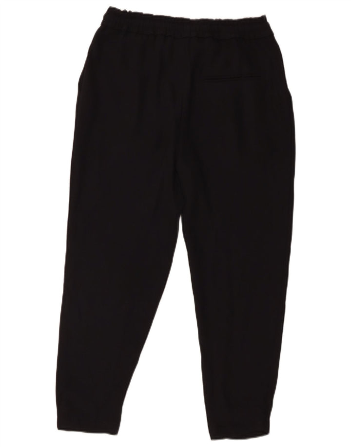 Женские укороченные брюки Zara XS W24 L23, черный полиэстер